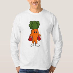 Carrot as Boxer with Boxing gloves T-Shirt