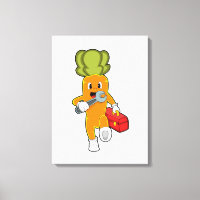 Carrot as Mechanic with Toolbox