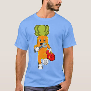 Carrot As Mechanic With Toolbox  T-Shirt