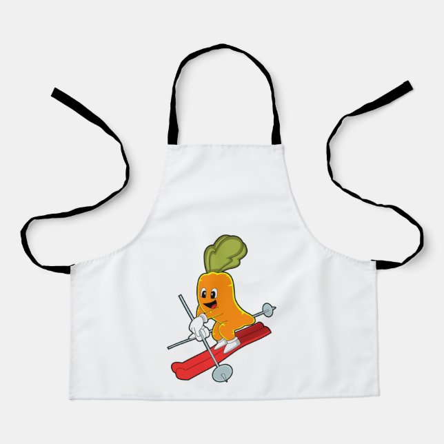 Carrot as Skier with Ski Apron (Front)