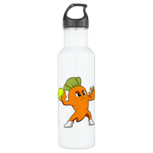 Carrot at Handball player with Handball 710 Ml Water Bottle