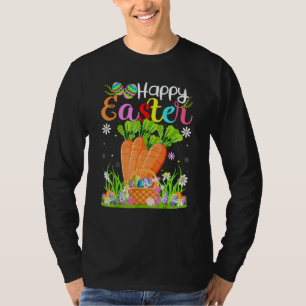 Carrot Bunny Egg Hunting  Carrot Happy Easter T-Shirt