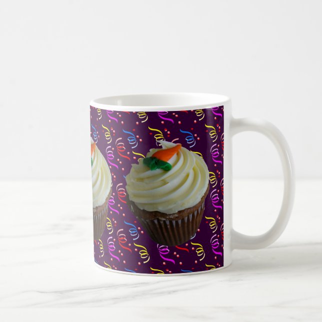 Carrot Cake Cupcake with Confetti Coffee Mug (Right)