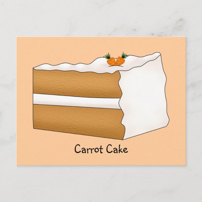 Carrot Cake Recipe Card (Front)