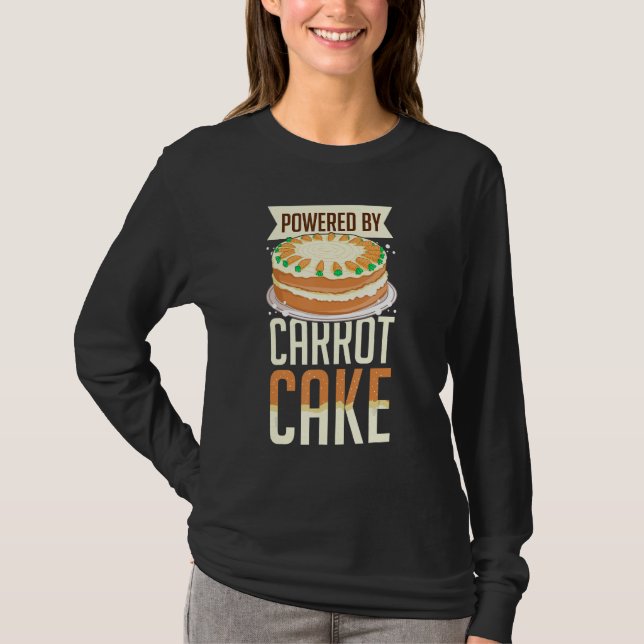 Carrot Cake Recipe Cupcakes Pie Gluten Free Vegan T-Shirt (Front)