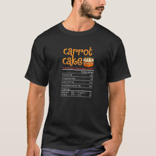 Carrot Cake Recipe Cupcakes Pie Gluten Free Vegan  T-Shirt
