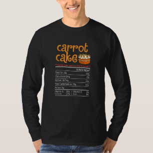Carrot Cake Recipe Cupcakes Pie Gluten Free Vegan  T-Shirt