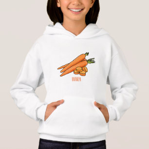 Carrot cartoon illustration