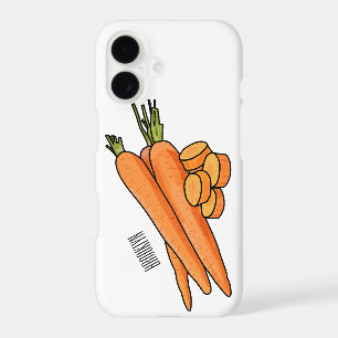 Carrot cartoon illustration