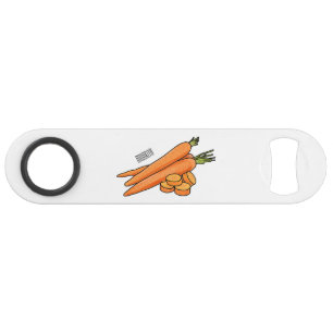 Carrot cartoon illustration