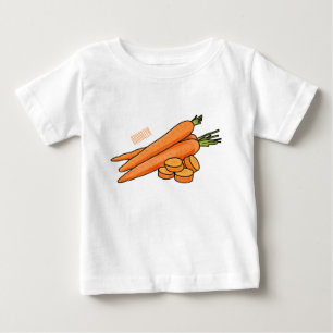 Carrot cartoon illustration baby T-Shirt