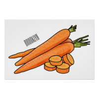 Carrot cartoon illustration