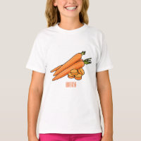 Carrot cartoon illustration
