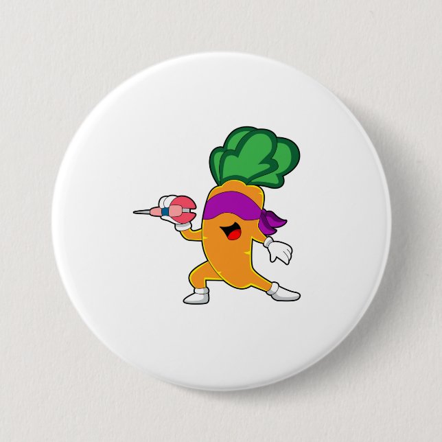 Carrot Darts Dart 7.5 Cm Round Badge (Front)