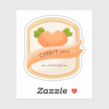 carrot jam label