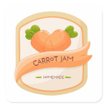 carrot jam label