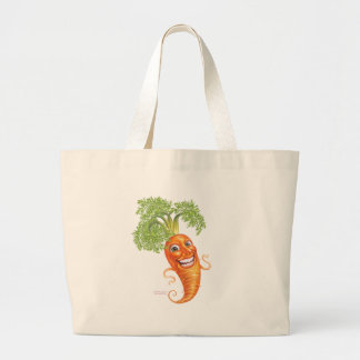 carrot large tote bag