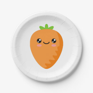 Carrot Paper Plate