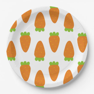 Carrot Pattern Plates