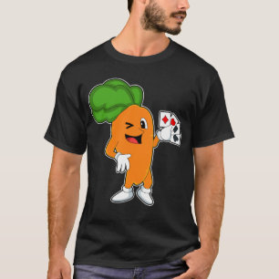 Carrot Poker Poker cards Card game T-Shirt