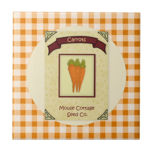 Carrot Seeds Tile (Front)