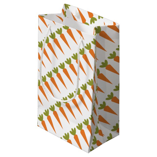 Carrot Small Gift Bag (Front Angled)