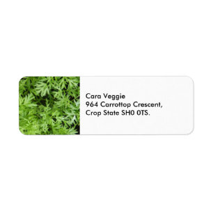 Carrot Tops Custom Address Labels