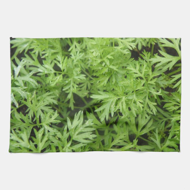 Carrot Tops Kitchen Towel (Horizontal)
