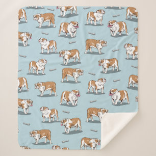 Carrot vegetable pattern sherpa blanket