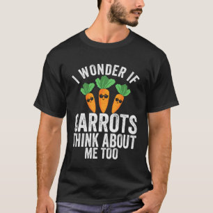 Carrot Vegetable Vegetarian Carrots Vegan Food T-Shirt