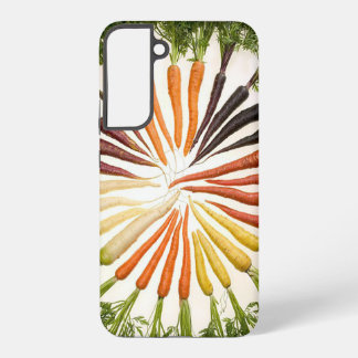 Carrot Vegetables Colourful Rainbow Pattern Garden Samsung Galaxy Case