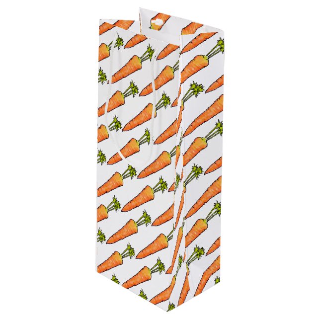 Carrot Wine Gift Bag (Front Angled)