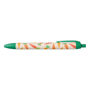 Carrots Black Ink Pen