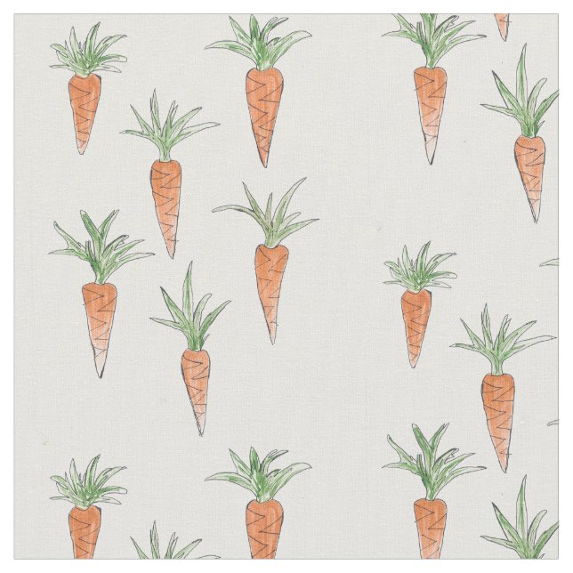 Carrots! Fabric (Close Up)