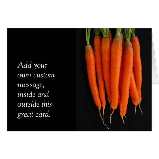 Carrots Fresh from the Garden (Front Horizontal)