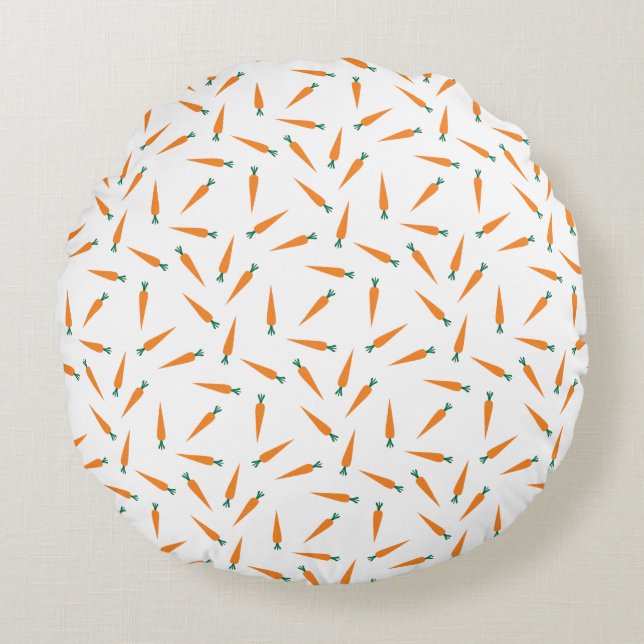 Carrots! Round Cushion (Front)