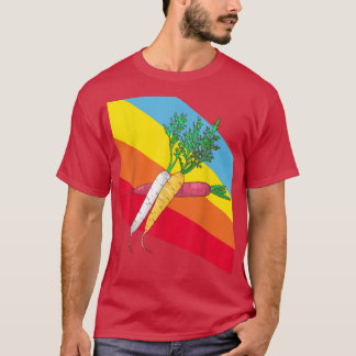 Carrots Vegetables Food Vegan Vegetarian 316 T-Shirt