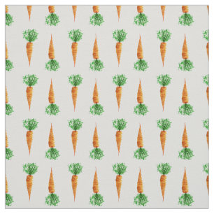 Carrots watercolor modern pattern fabric