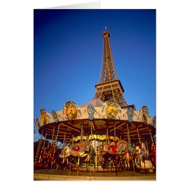 Carrousel, Eiffel Tower, Paris, France (Front)