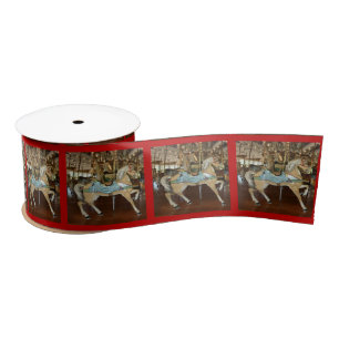 Carrousel Horse Satin Ribbon