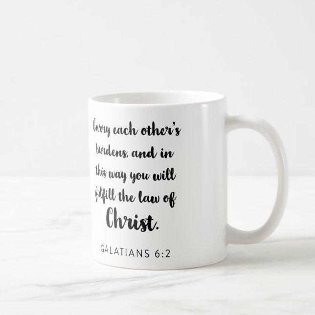 Carry Each Other's Burdens Mug (Right)