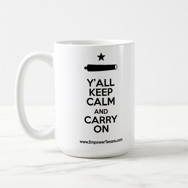 Carry On! Coffee Mug (Left)