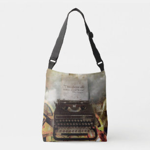 Carry On Steampunk Shakespeare Quote Bag