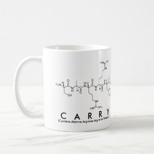 Carry peptide name mug