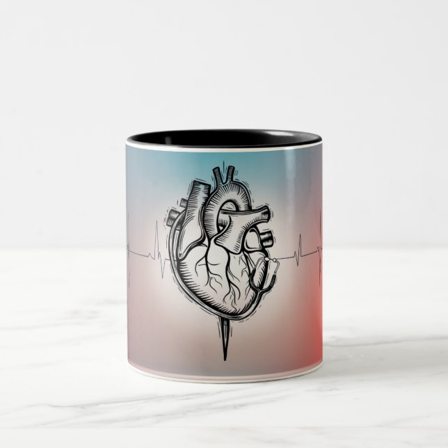 Carry the Rhythm: Heartbeat in Motion Mug (Center)