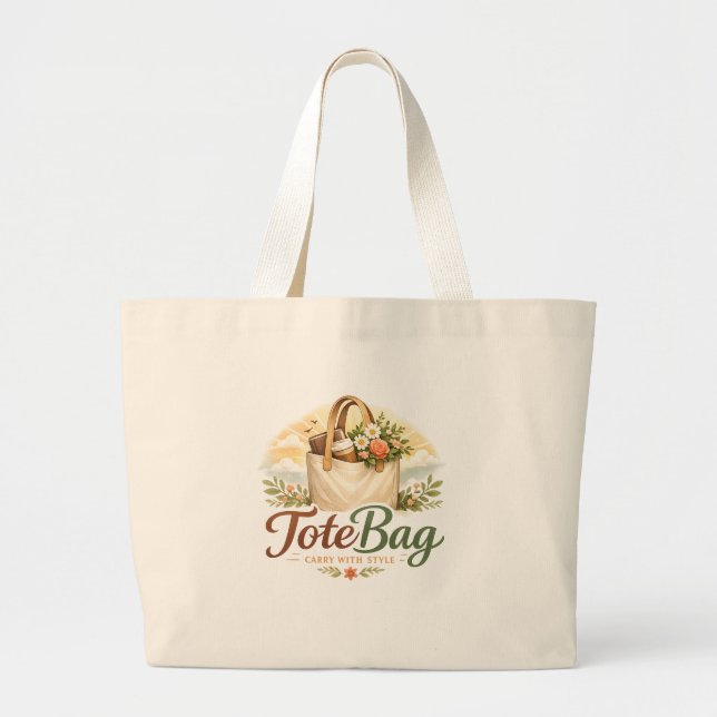 Carry With Style Large Tote Bag (Front)