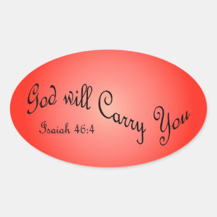 Carry You Oval Sticker