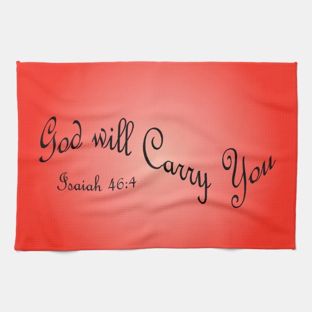 Carry You Tea Towel (Horizontal)