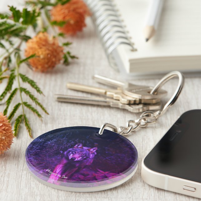 Carry Your Style: Personalised Acrylic Keychain (Front Right)