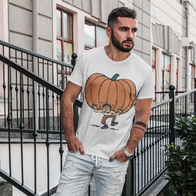 Carrying A Large Pumpkin Mens T-Shirt (Creator Uploaded)